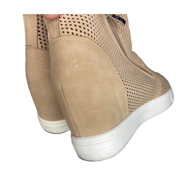 CCOCCI Wedge Booties CHARLOTE Brown Tan Suede 8 - Picture 2 of 9